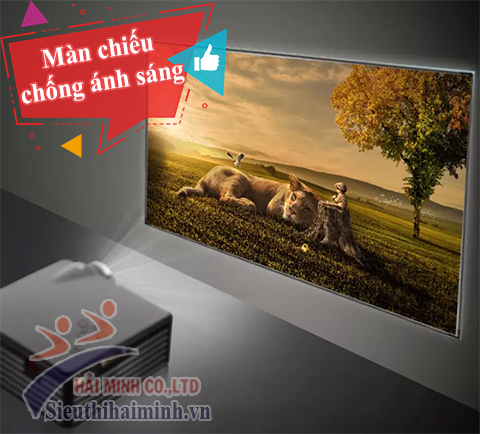 màn chiếu chống ánh sáng
