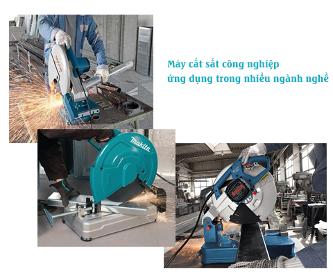 Máy cắt sắt công nghiệp ứng dụng trong nhiều ngành nghề