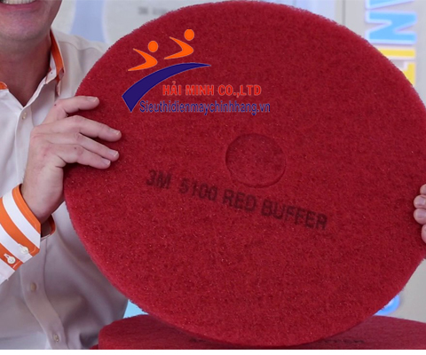 pad chà sàn màu đỏ