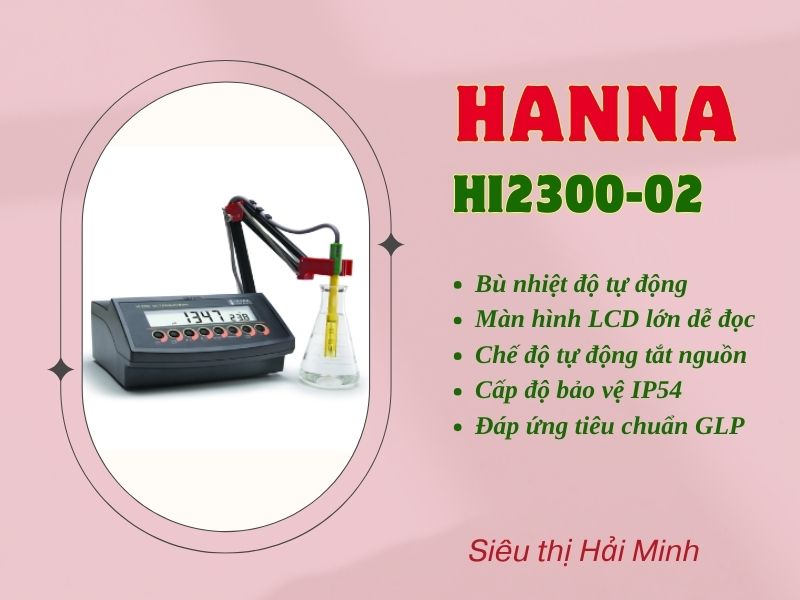 Máy đo EC/TDS/Độ mặn Hanna HI2300-02
