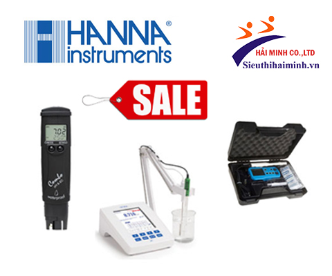 Mua máy đo độ ph Hanna giá rẻ tại công ty Hải Minh