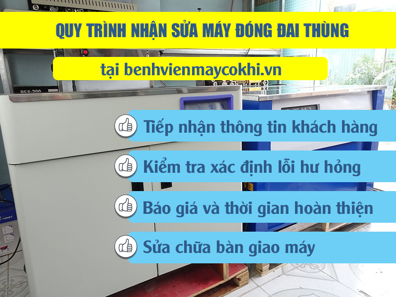 Thợ sửa máy đóng đai