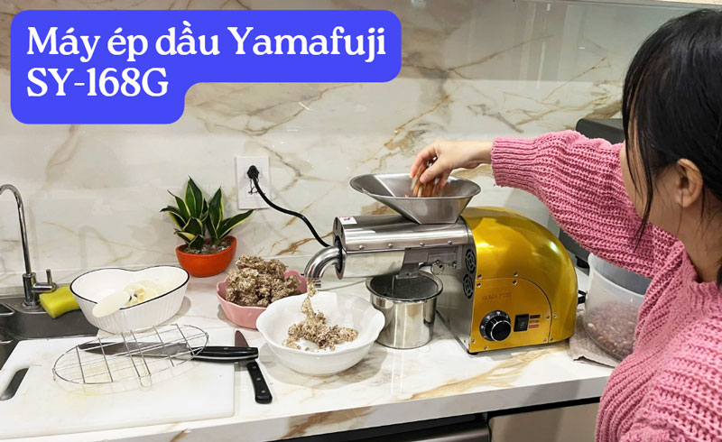 Máy ép dầu Yamafuji SY-168G