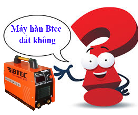 máy hàn điện tử btec đắt không