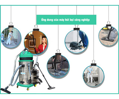 ứng dụng của máy hút bụi công nghiệp