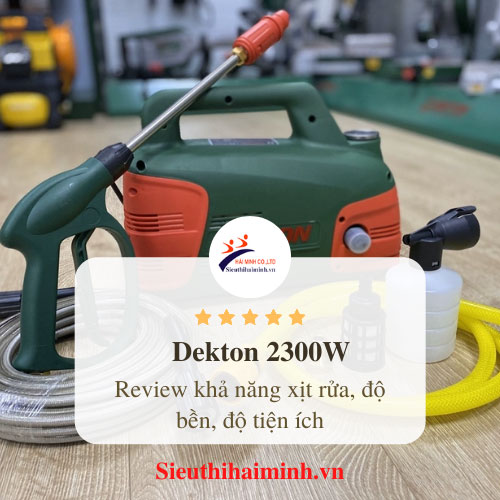 máy rửa xe Dekton