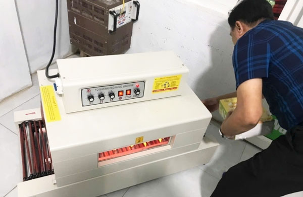 Máy co màng chai, lốc HM 200×400