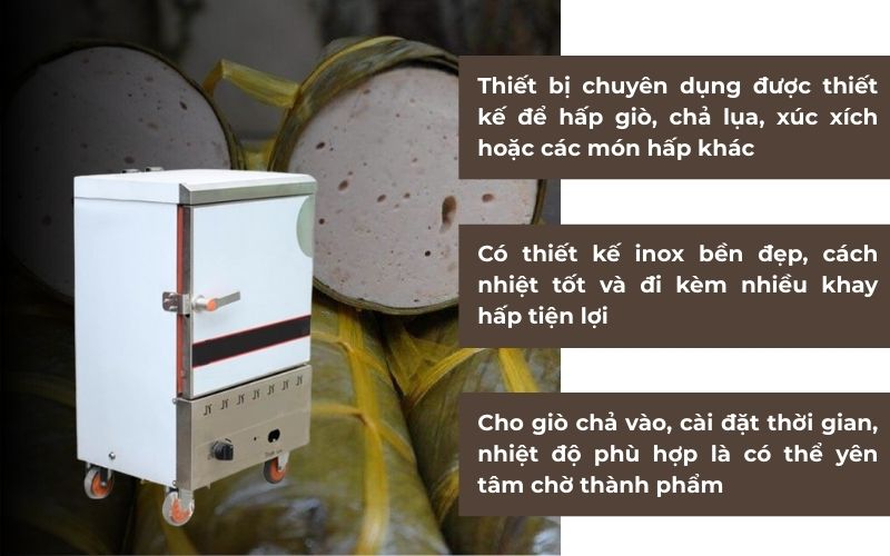 Tủ hấp giò chả công nghiệp là gì