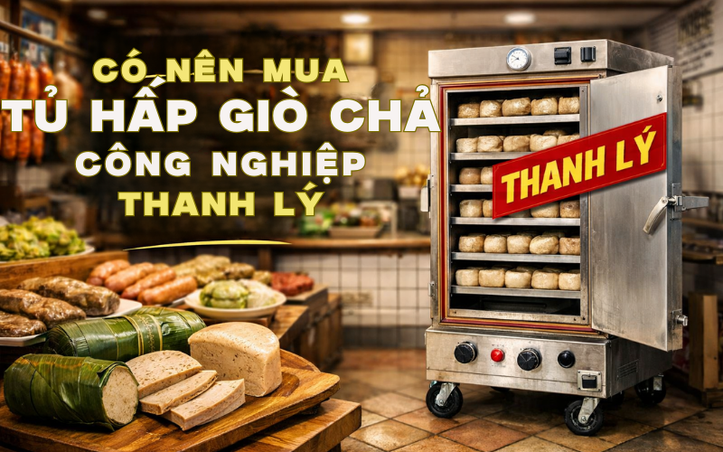 Có Nên Mua Tủ Hấp Giò Chả Công Nghiệp Thanh Lý?