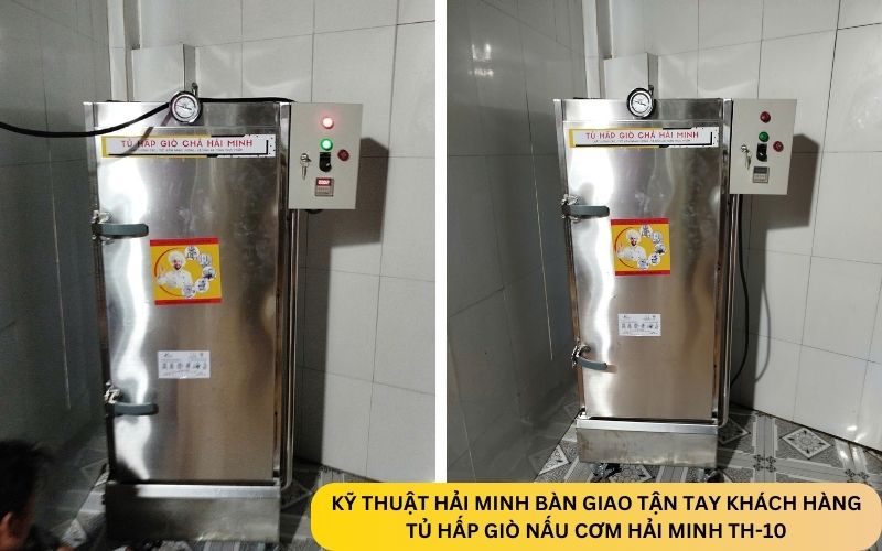 Tủ hấp giò chả, nấu cơm 10 khay TH-10
